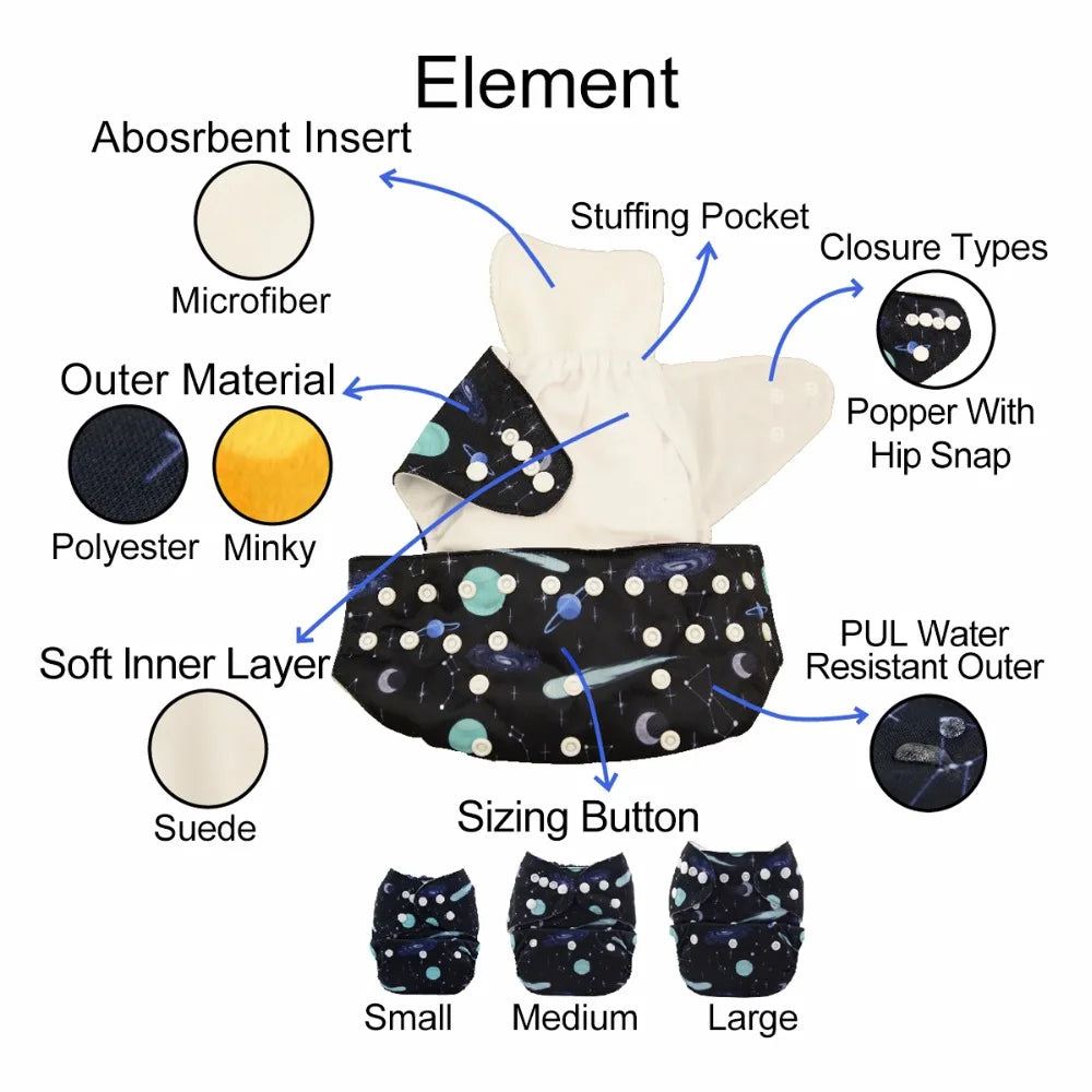 Pañal ECO-Friendly para bebés de 3 a 15kg